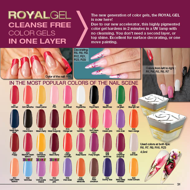 ROYAL GEL colors