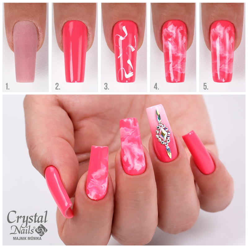 Luminous Nails and Beauty - Coral Pink Nails... Sculptured Acrylic with  GellyFit Australia Spring/Summer SS230, Glitter Blendz Lover Glitter Mix.  #gellyfitaustralia #glitterblendz #coralpink #ballerinanails #luminousnails  | Facebook