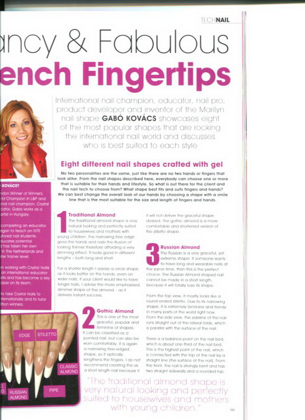 Fancy & Fabulous French Fingertips in Scratch Magazine April, 2013
