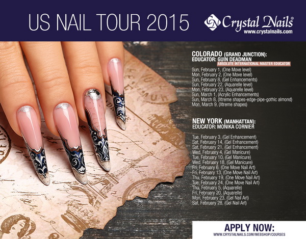 Crystal Nails - US Nail Tour 2015