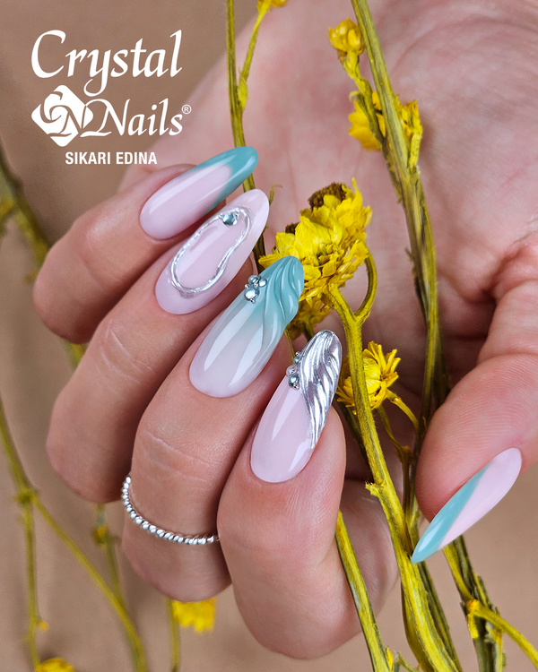  Fresh, elegant smoky mint shade