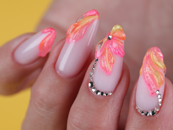  3D summer nails